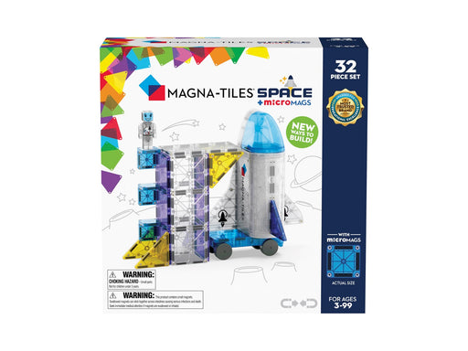 Magna-Tiles Space 32-Piece Magnetic Construction Set