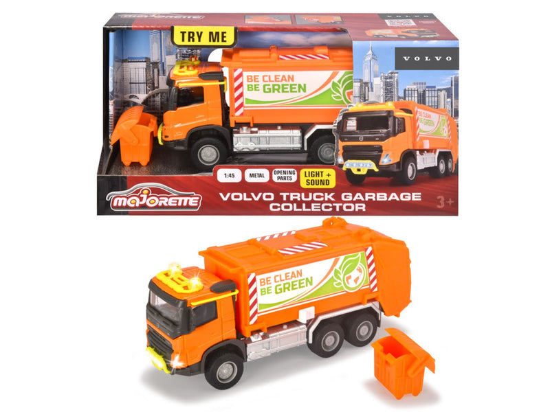 Majorette Volvo Truck Garbge Collector