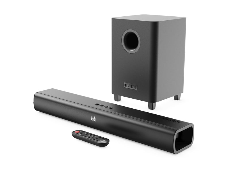 Majority Naga 60 Plus Bluetooth Soundbar + Wireless Sub - Black