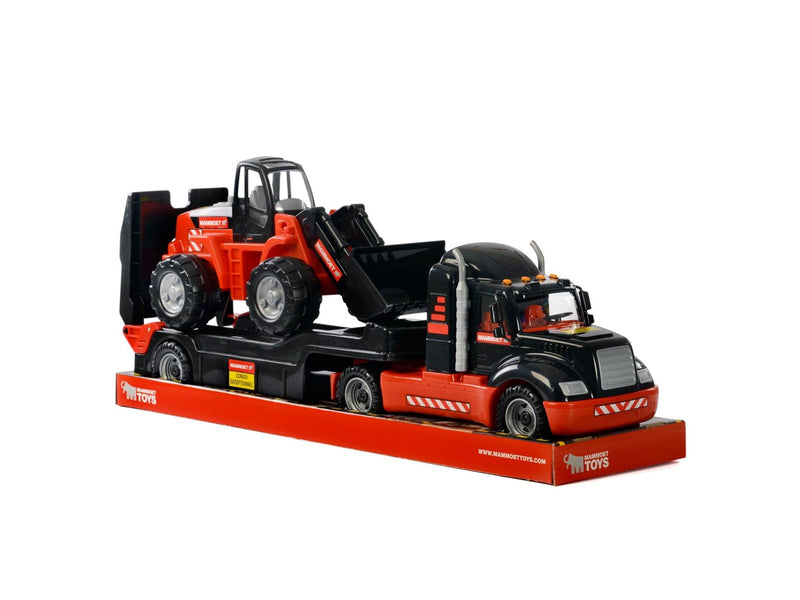 Mammoet Toys - Cavallino Mammoth Torpedo Truck with Excavator