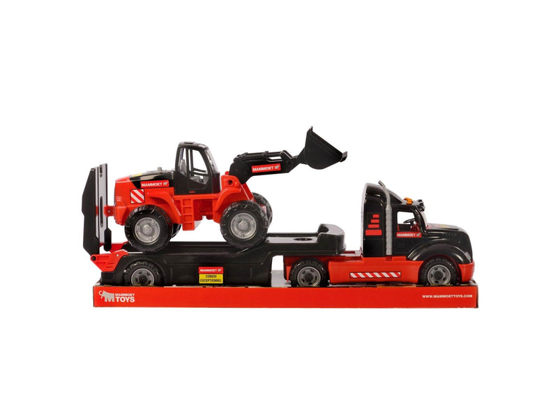Mammoet Toys - Cavallino Mammoth Torpedo Truck with Excavator
