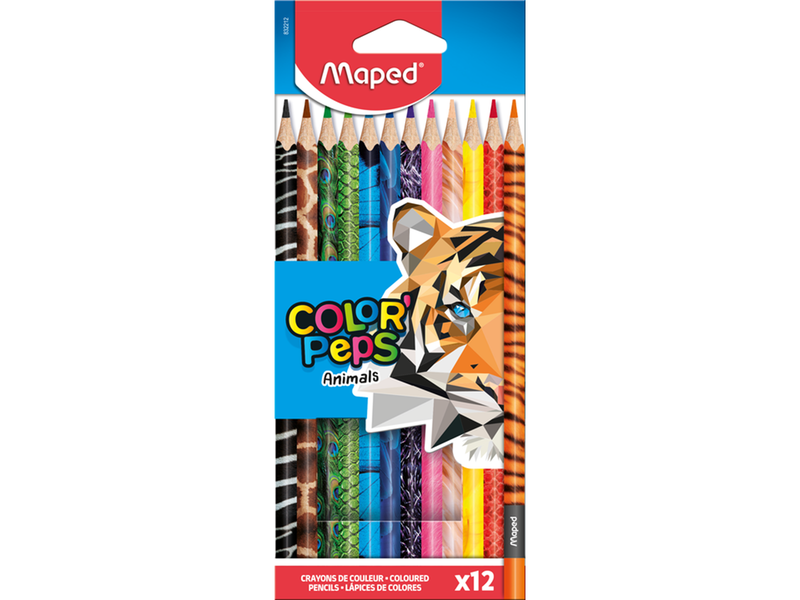 Maped Color'Peps Animals Colour pencils x12