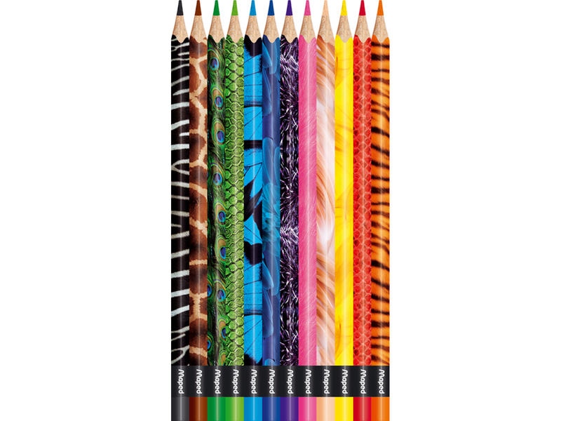 Maped Color'Peps Animals Colour pencils x12