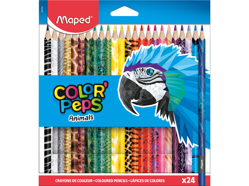 Maped Color'Peps Animals Colour pencils x24