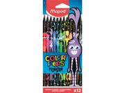 Maped Color'Peps Monster Colour pencils x 12