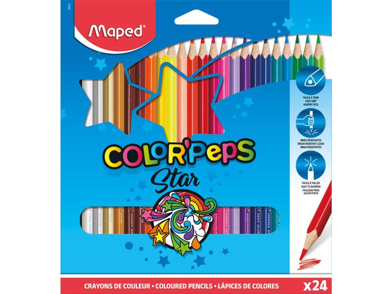 Maped Color'Peps Star Colour pencils x24