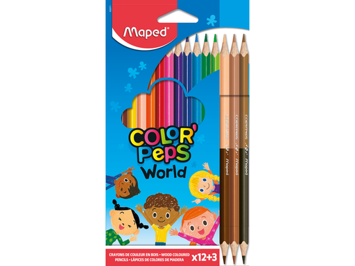 Maped Color'Peps World Colour pencils x15