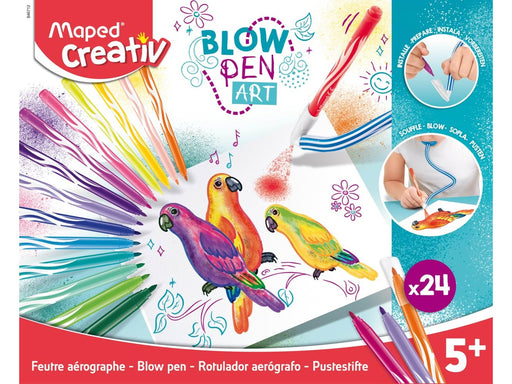 Maped Creativ Blowpen Art - Box of 24 colours