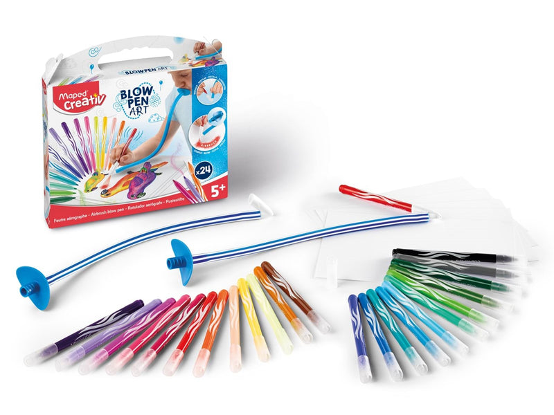 Maped Creativ Blowpen Art - Box of 24 colours