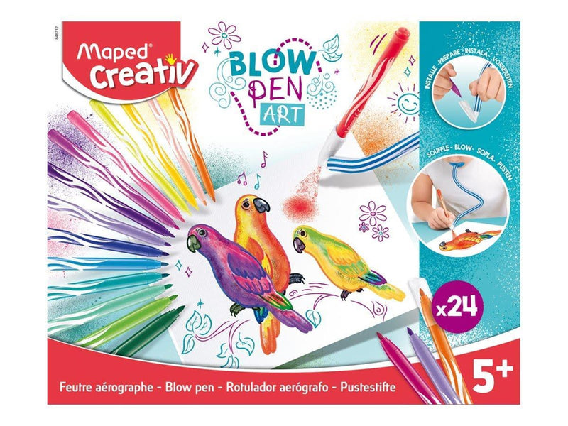 Maped Creativ Blowpen Art - Box of 24 colours