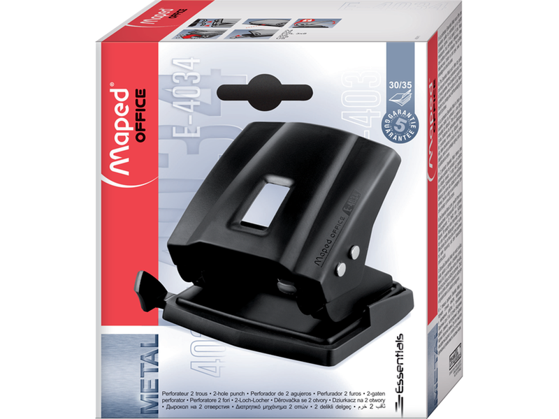 Maped Essentials Metal hole punch 30/35 2-Hole.