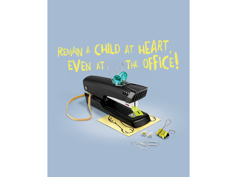 Maped Essentials Metal stapler - Half Strip