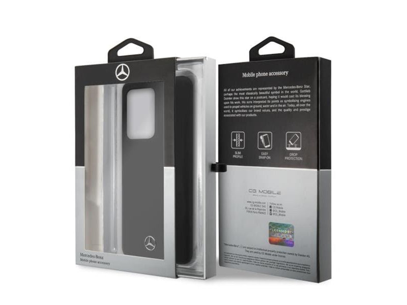 Mercedes Silicone Line Case for Samsung Galaxy S20 Ultra - Black