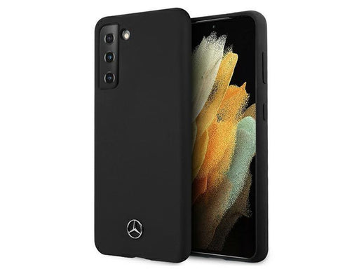 Mercedes Silicone Line Case for Samsung Galaxy S21 - Black