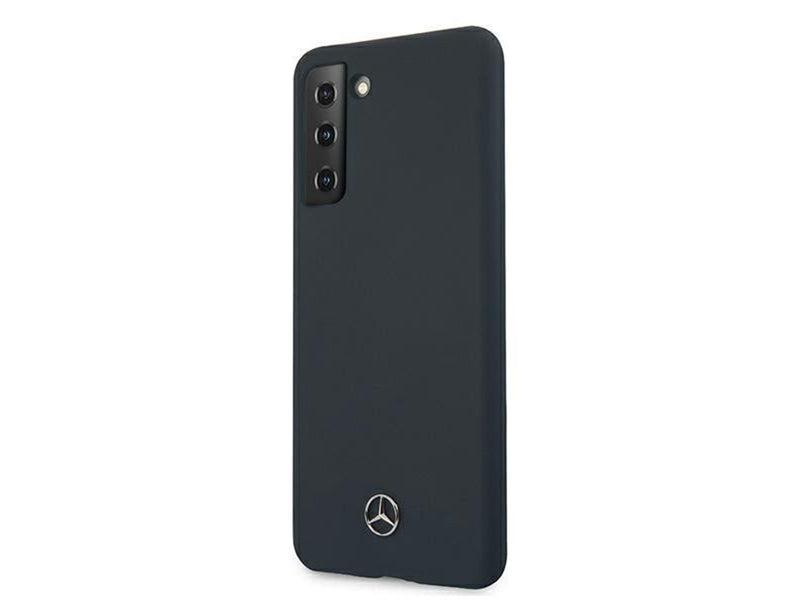Mercedes Silicone Line Case for Samsung Galaxy S21+ - Blue