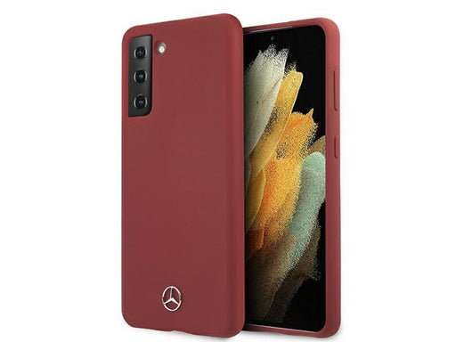 Mercedes  Silicone Line Case for Samsung Galaxy S21 - Red