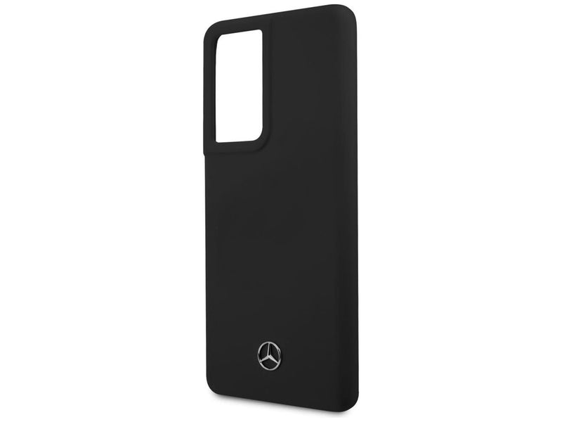 Mercedes Silicone Line Case for Samsung Galaxy S21 Ultra - Black
