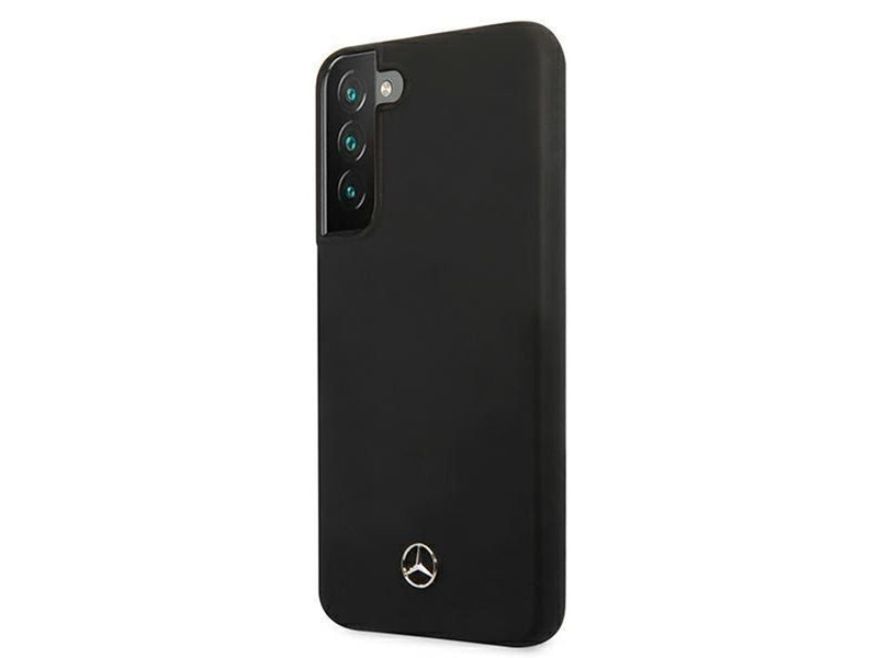 Mercedes Silicone Line Case for Samsung Galaxy S22+ - Black
