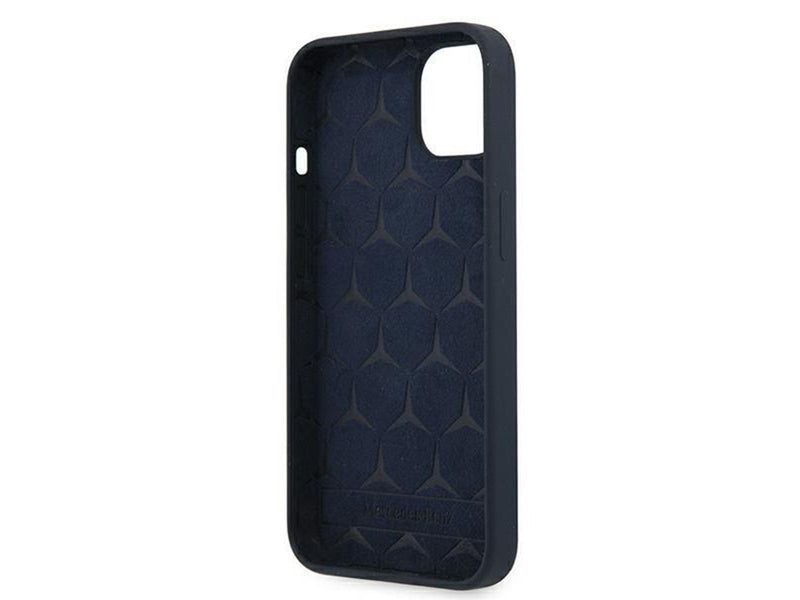 Mercedes Silicone Line Case for iPhone 13 mini - Navy Blue