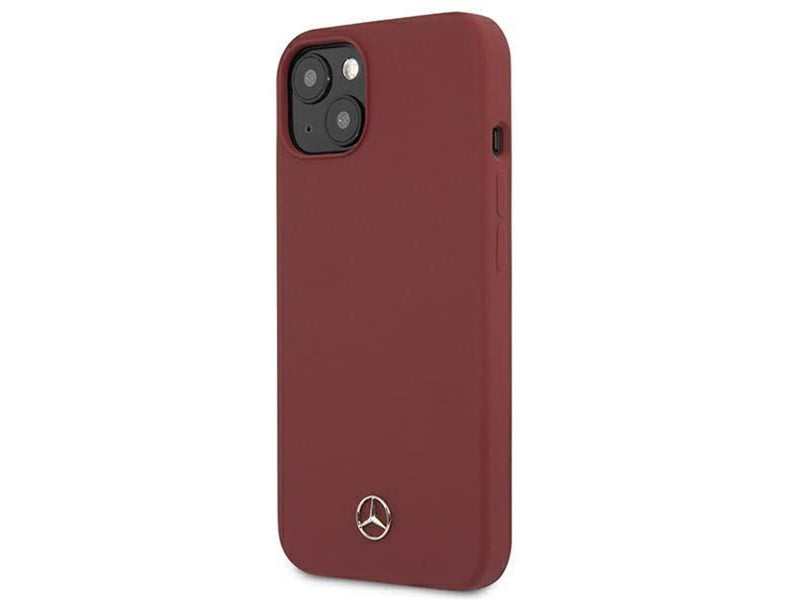 Mercedes Silicone Line Case for iPhone 13 mini - Red