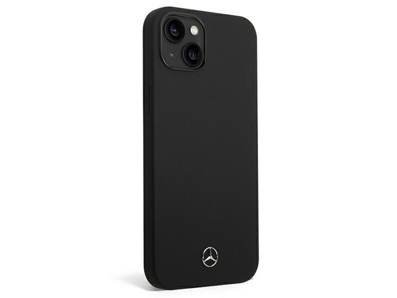 Mercedes  Silicone Line Case for iPhone 14 Plus - Black