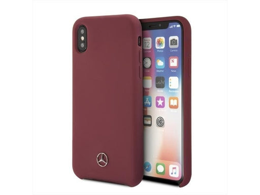 Mercedes Silicone Line Case for iPhone X/XS - Red