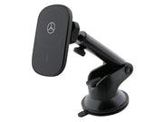 Mercedes Silver Stars MagSafe 15W Induction Mount for Dashboard or Windshield - Black