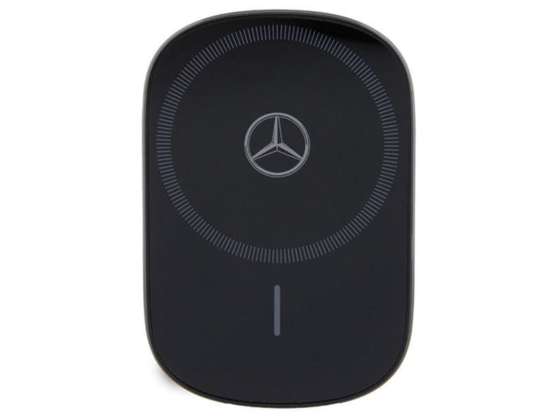 Mercedes Silver Stars MagSafe 15W Induction Mount for Dashboard or Windshield - Black
