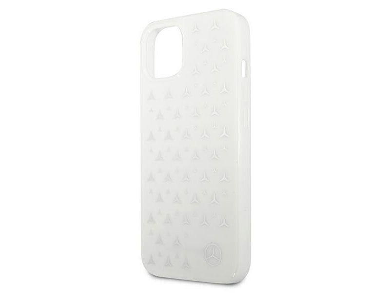 Mercedes  Silver Stars Pattern iPhone 13 Case - White