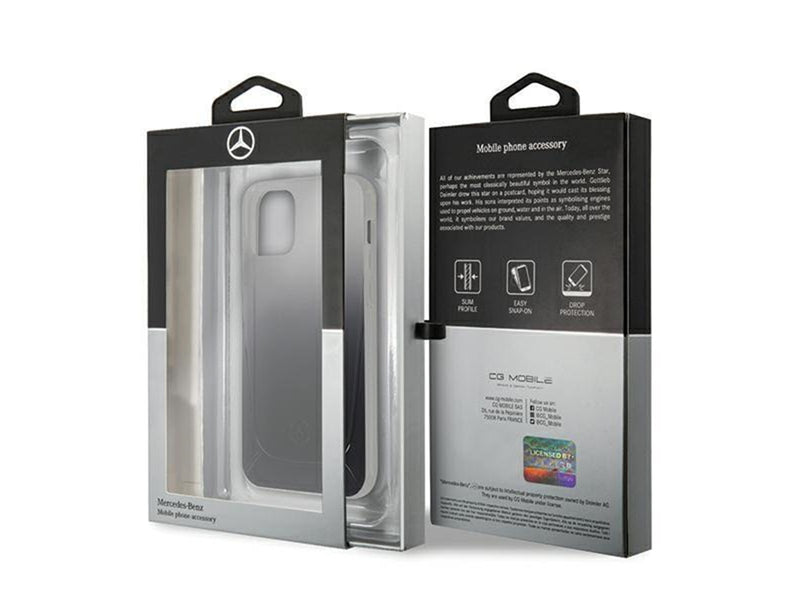 Mercedes Transparent Line Case for iPhone 12 mini - Black