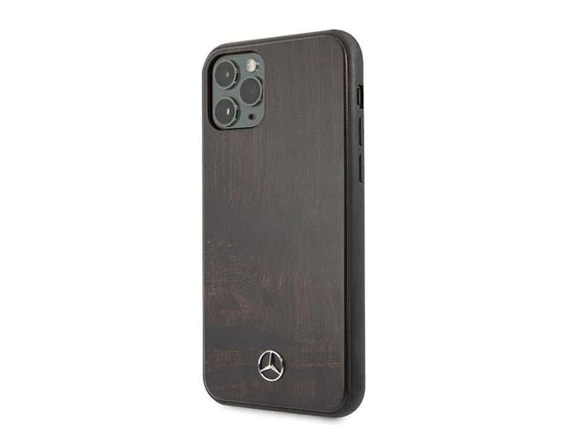 Mercedes Wood Line Rosewood iPhone 11 Pro Case - Brown