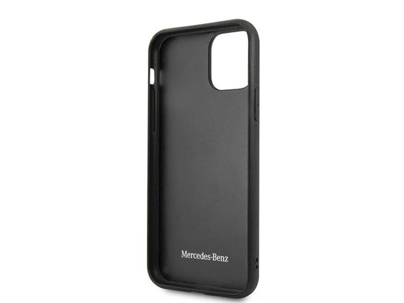 Mercedes Wood Line Walnut Case for iPhone 11 Pro Max - Brown