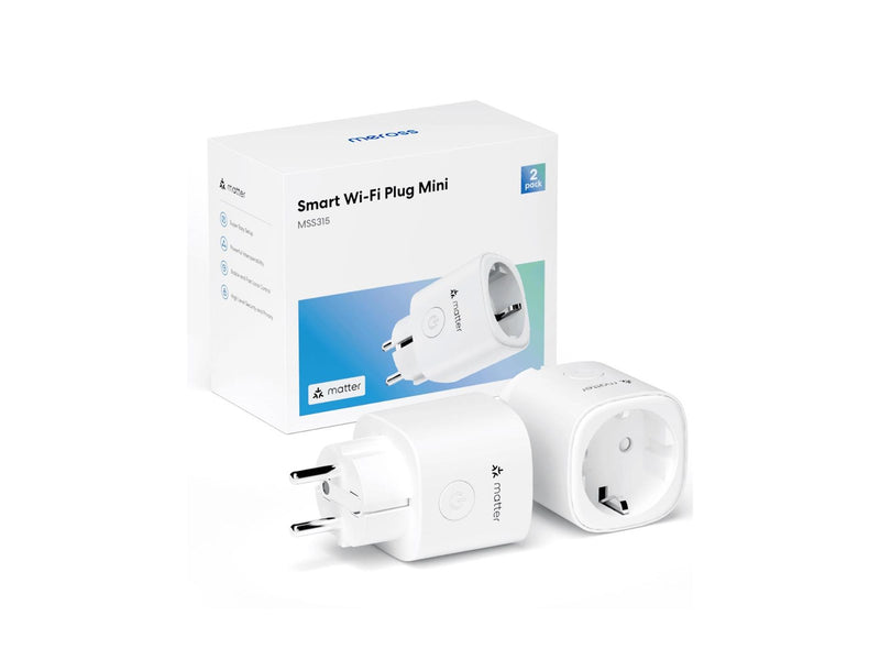 Meross Matter Smart Plug with Enery Monitor (2-Pack)