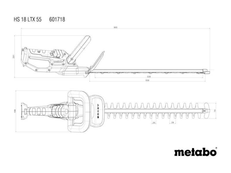 Metabo HS 18 LTX 55