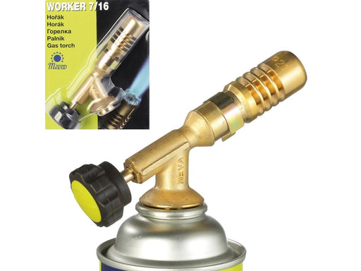 Meva Gas burner for PB cartridges with valve 7/16'' WORKER 1.8kW