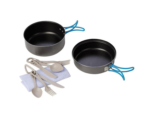 Meva Tourist dishes with cutlery SET for 2 people.