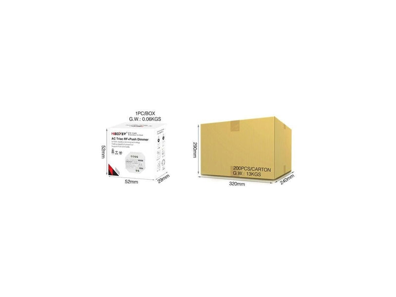 Miboxer Dæmper - AC - TRIAC - 300W - 230V - RF