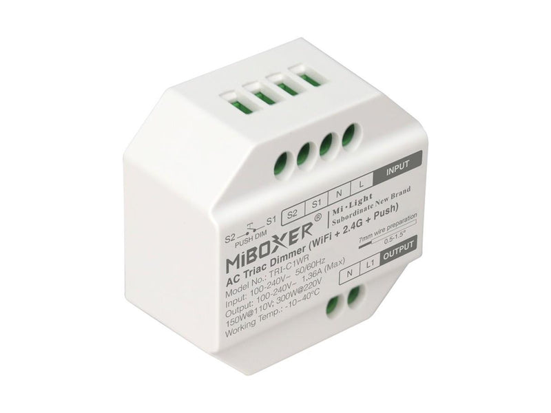 Miboxer Dæmper - AC - TRIAC - 300W - 230V - WiFi - 2.4GHz RF