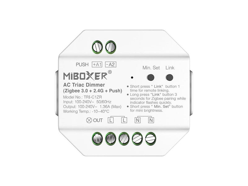 Miboxer Dæmper - AC - TRIAC - 300W - 230V - Zigbee 3.0