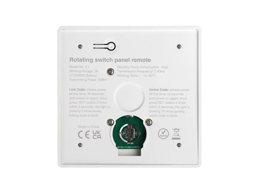 Miboxer Fjernbetjening - 2.4GHz RF - 3V - 4 Zoner