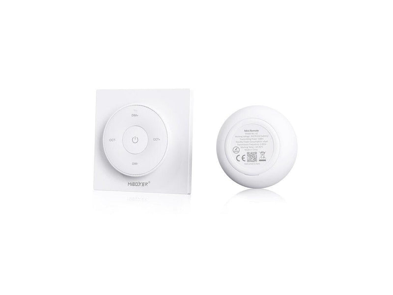 Miboxer Fjernbetjening - Mini - Sort - CCT - 2.4GHz RF