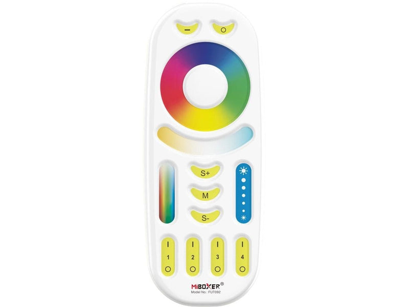 Miboxer Fjernbetjening - RGB-CCT - 4 Zoner - 2.4GHz RF