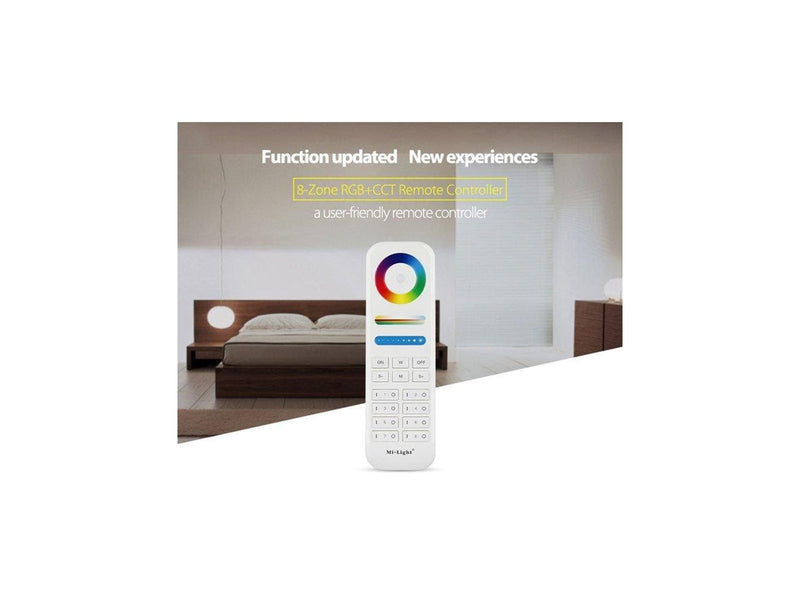 Miboxer Fjernbetjening - RGB-CCT - 8 Zoner