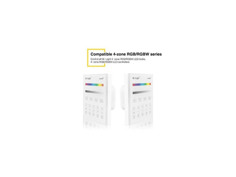Miboxer Fjernbetjening - RGB-W - 4 Zoner
