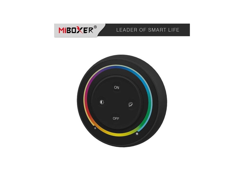 Miboxer Fjernbetjening Rainbow - Sort - RGB-CCT - 2.4GHz RF