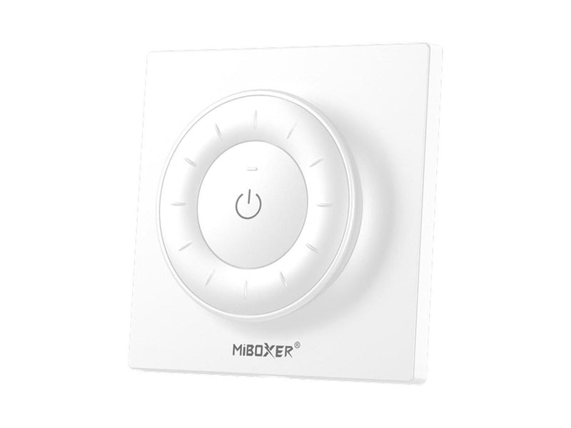 Miboxer Fjernbetjening - Roterende Hjul - Hvid - CCT - 2.4GHz RF