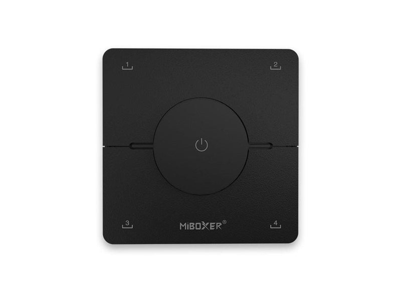 Miboxer Fjernbetjening - Roterende Hjul - Hvid - CCT - 4 Scener - 2.4GHz RF