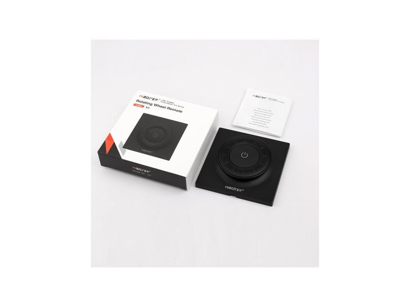 Miboxer Fjernbetjening - Roterende Hjul - Sort - CCT - 2.4GHz RF