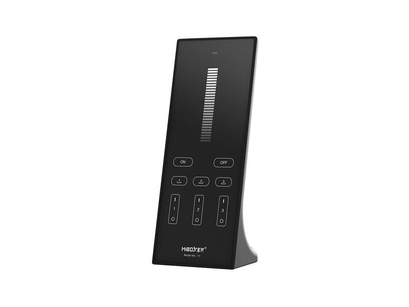 Miboxer Fjernbetjening - Sort - 3 Zoner - 2.4GHz RF