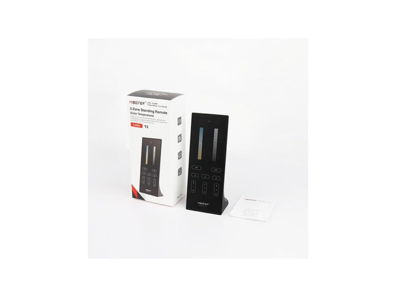 Miboxer Fjernbetjening - Sort - CCT - 3 Zoner - 2.4GHz RF